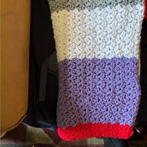 Crochet lap blanket hand made keeps you nice and warm